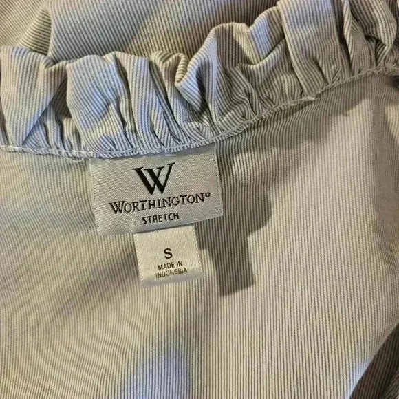 Worthington Women's Stretch Sleeveless Blouse - Size Small - Picture 3 of 4